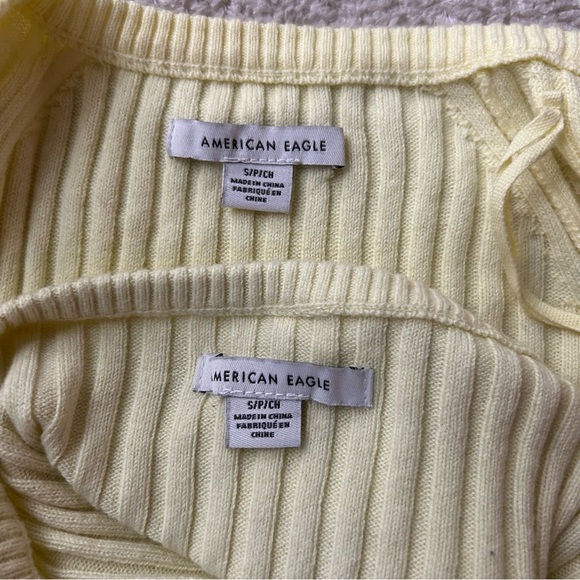 American Eagle One-Piece Halter Tank + Shrug Set. - Picture 4 of 4